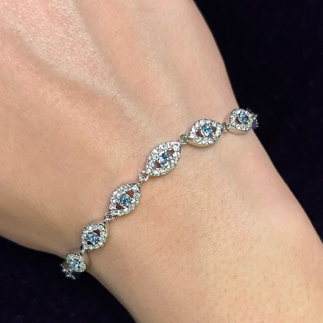 Crystal Eye Armband