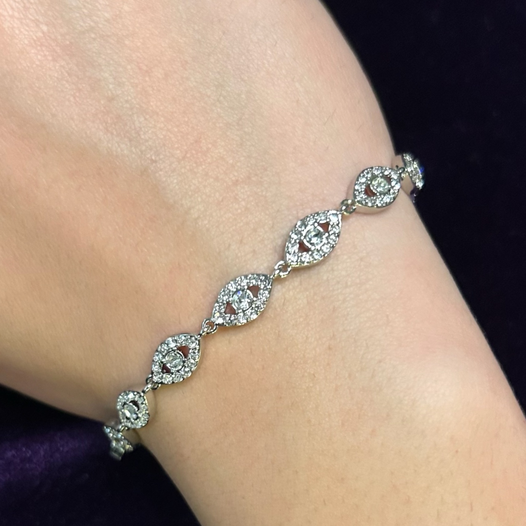 Crystal Eye Armband